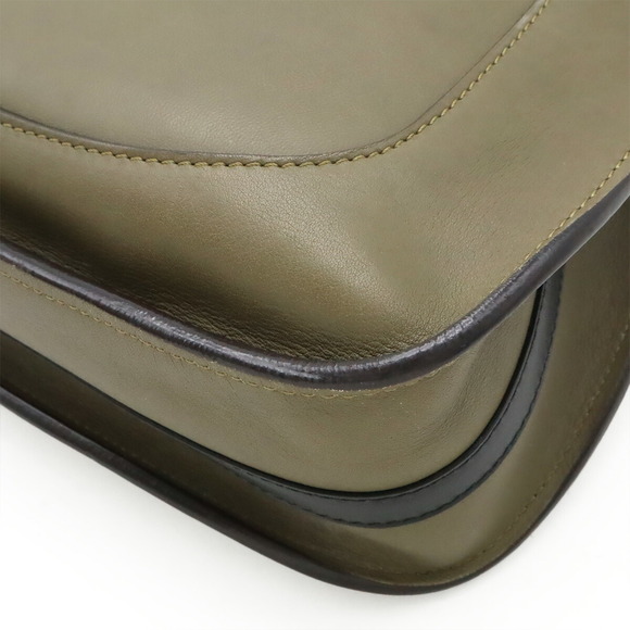 Chloe Hailey Crossbody Bag pochette leather Khaki Green - Picture 3 of 10